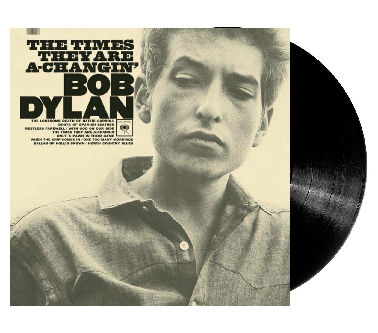 Image of Artwork for Bob Dylan's The Times They Are A Changin' (LP)